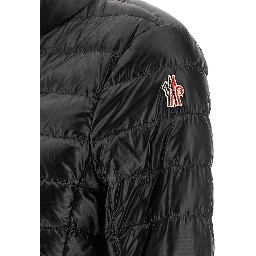 Black Polyamide Full-Length Jacket