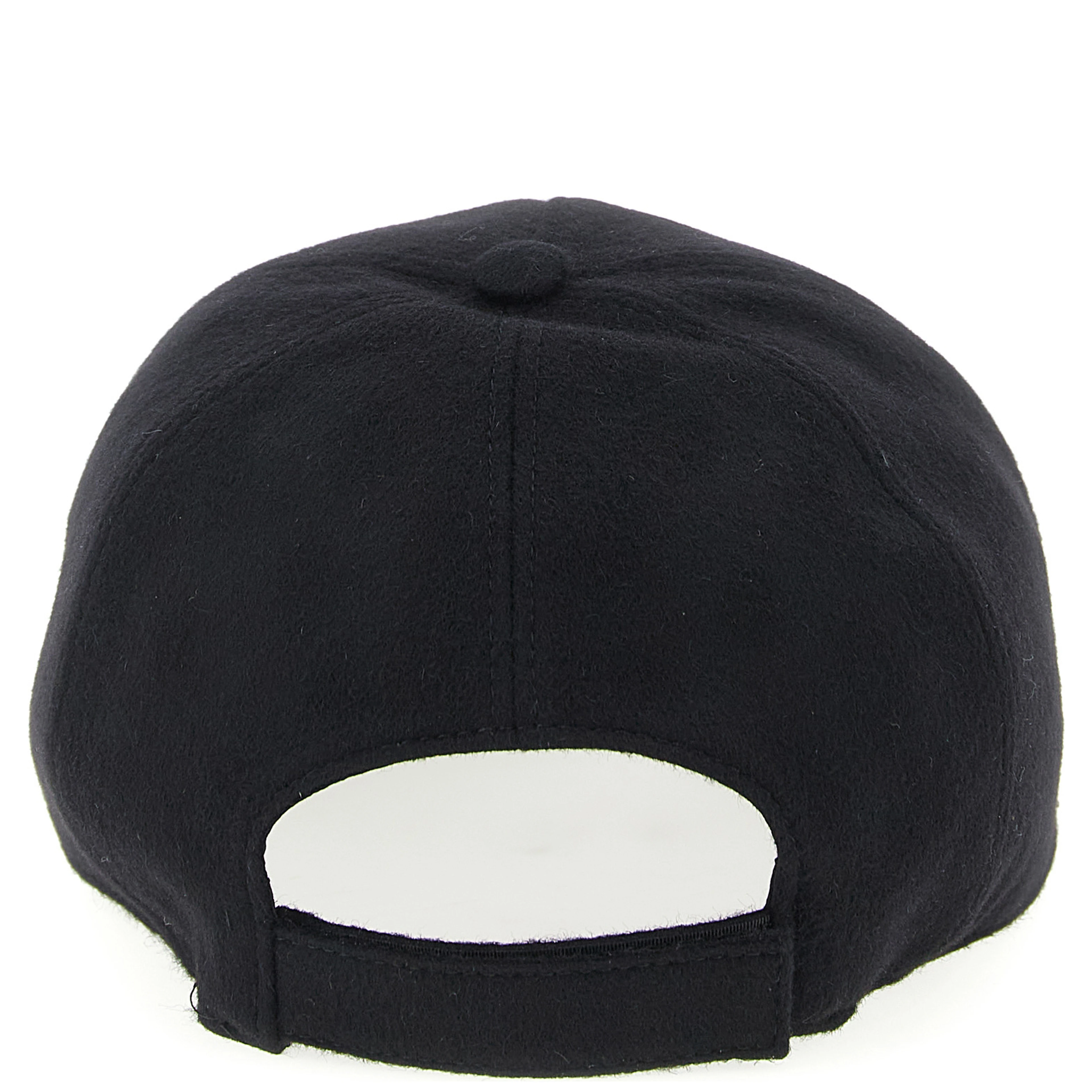 Black Wool Cap (Baseball Hat)