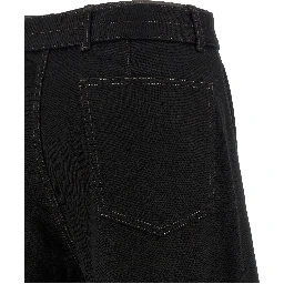 Black Cotton Jeans Denim