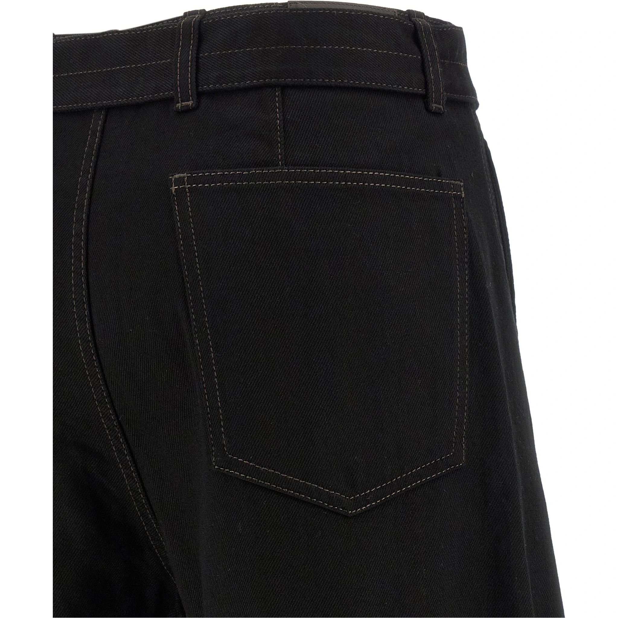 Black Cotton Jeans Denim