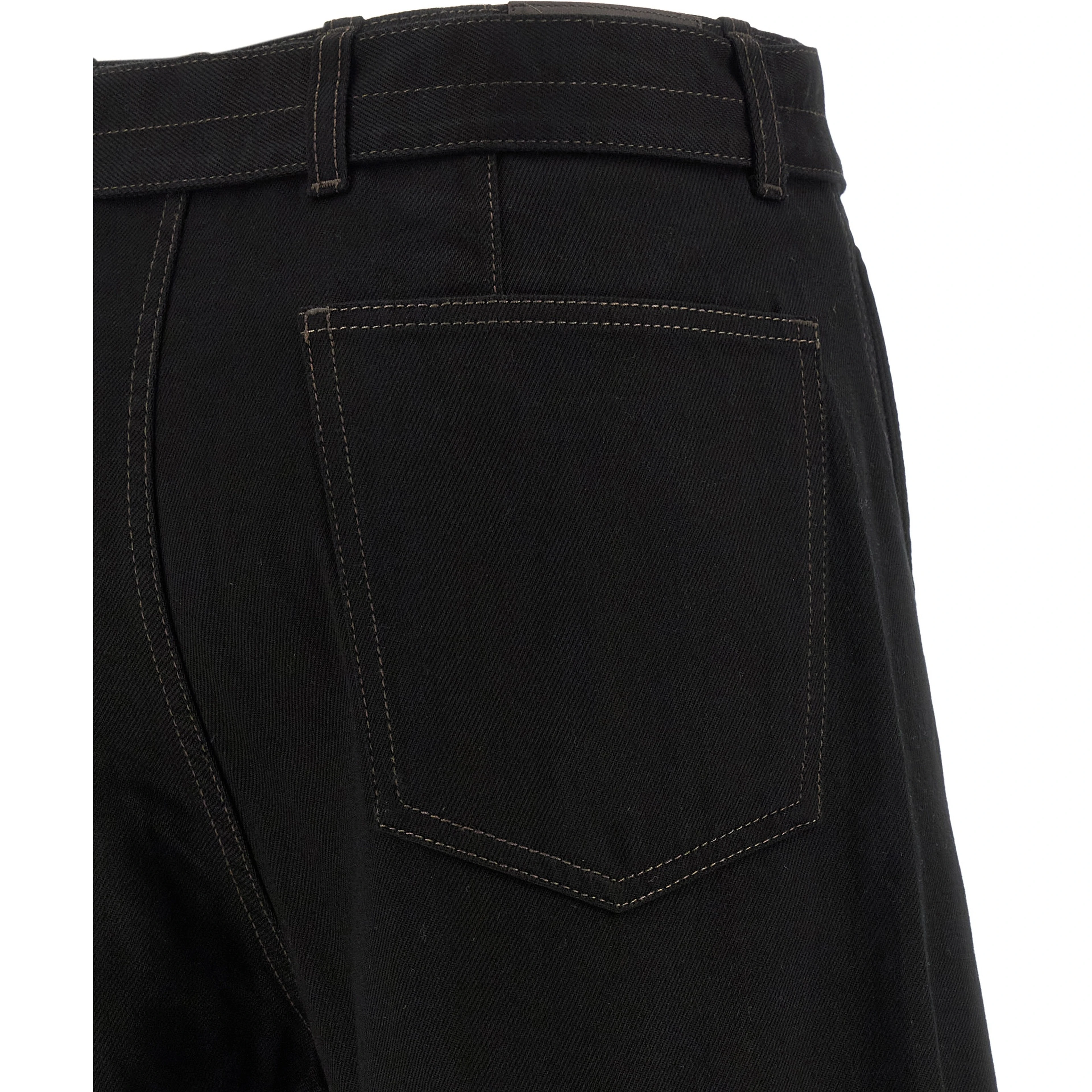 Black Cotton Jeans Denim