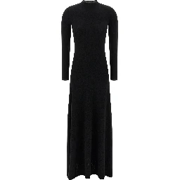 Black Cashmere Long Dress