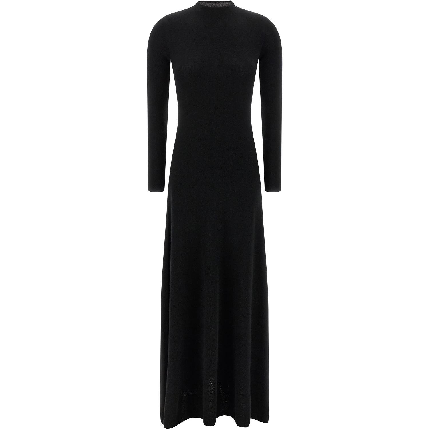 Black Cashmere Long Dress