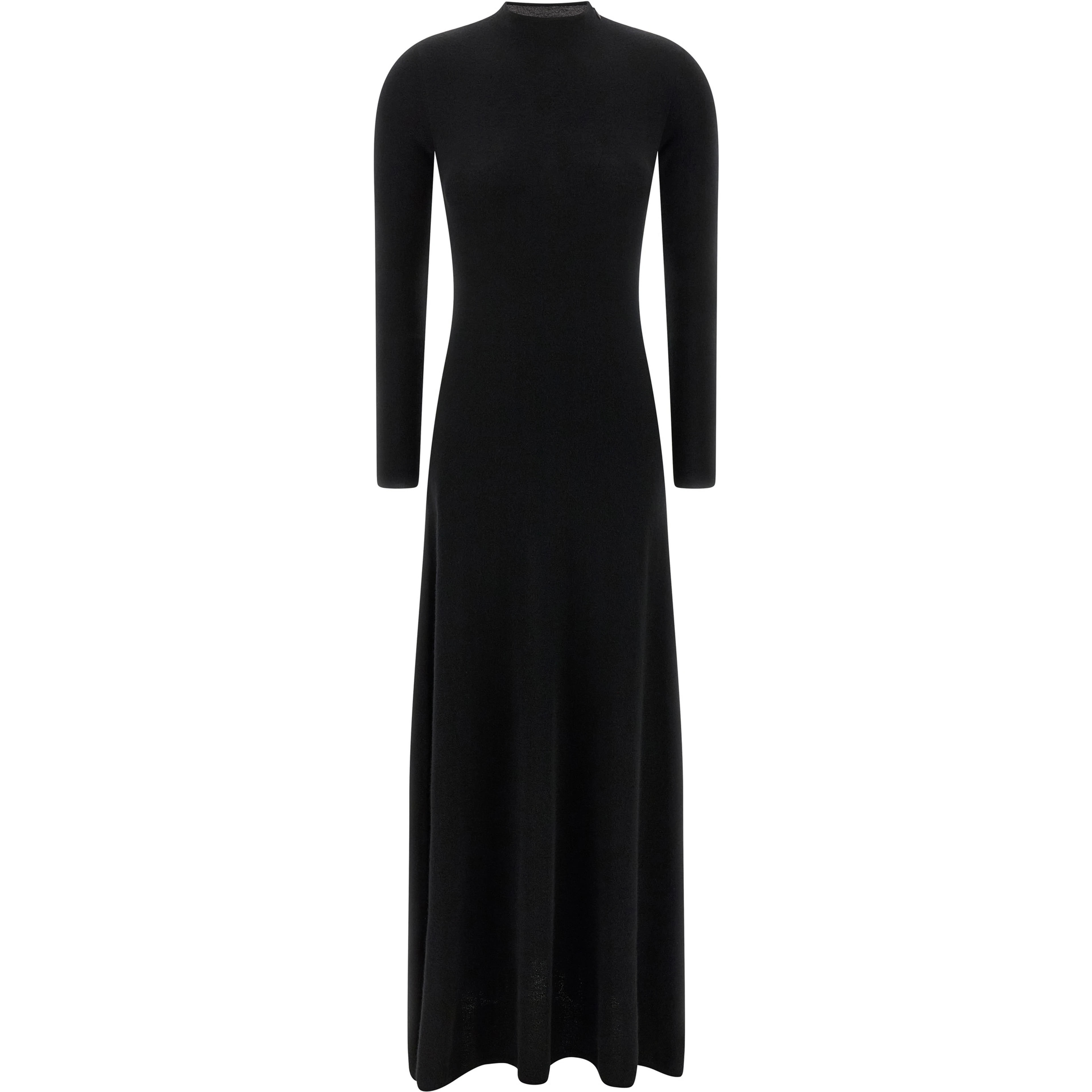 Black Cashmere Long Dress