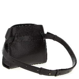 Brown Calfskin Crossbody Bag