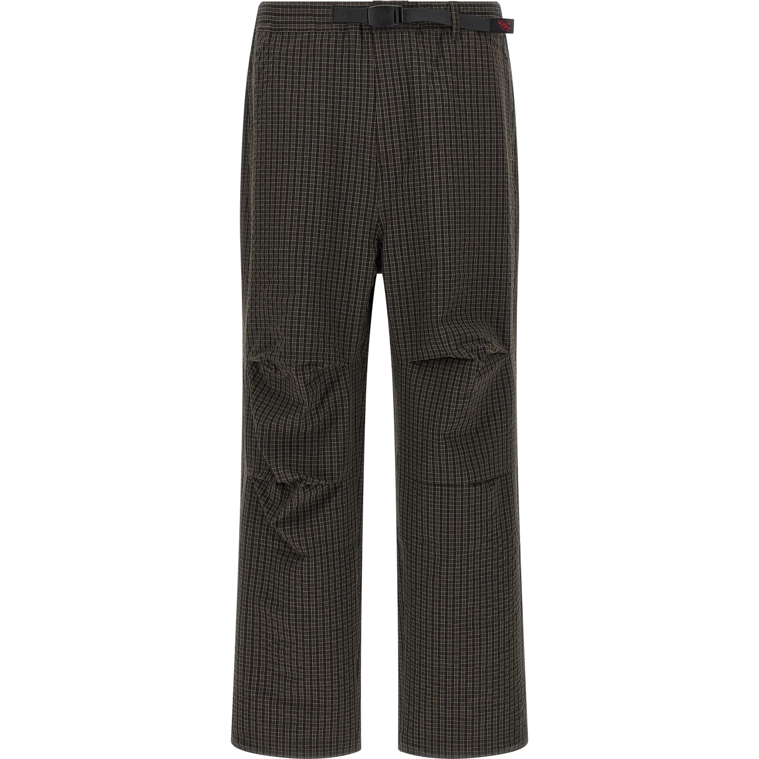 Brown Polyester Casual Pants