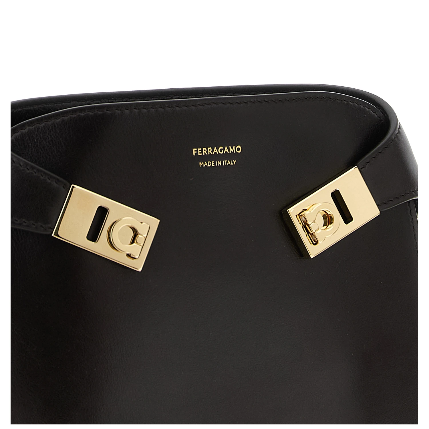 Brown Calfskin Crossbody Bag