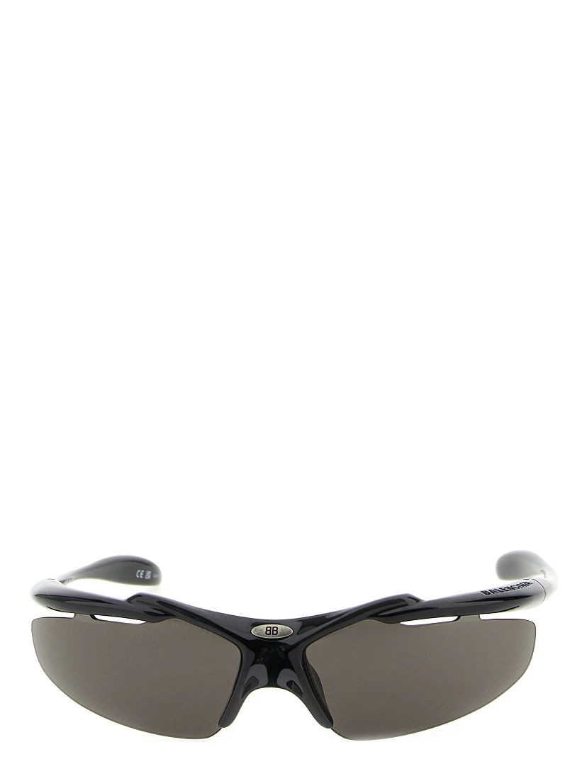 Black Polyamide Sunglasses