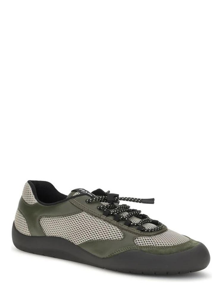 Bicolor Polyester Athletic Sneakers alternative