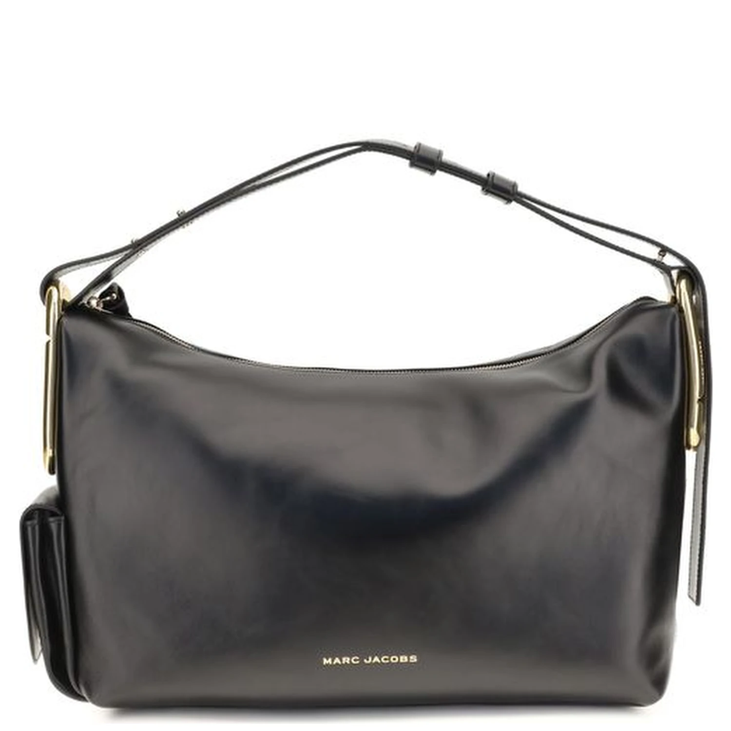 Black Calf Leather Bos Taurus Handbag