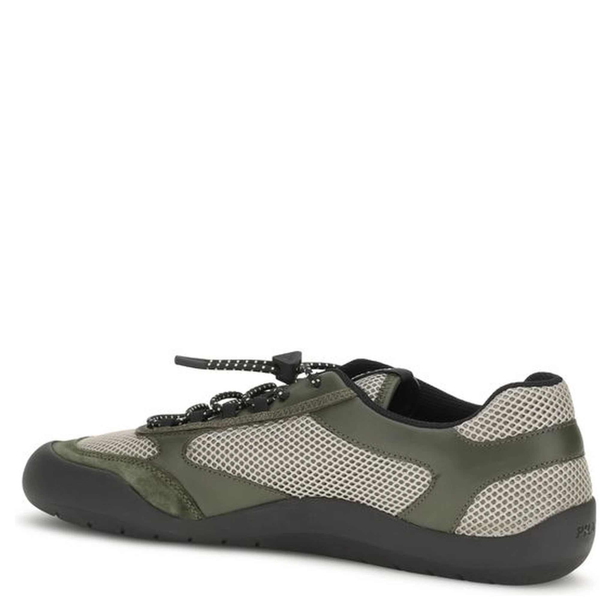 Bicolor Polyester Athletic Sneakers