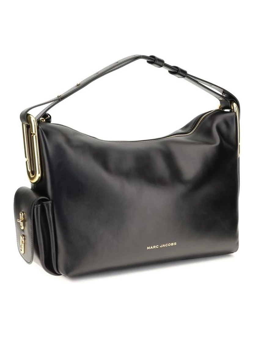 Black Calf Leather Bos Taurus Handbag
