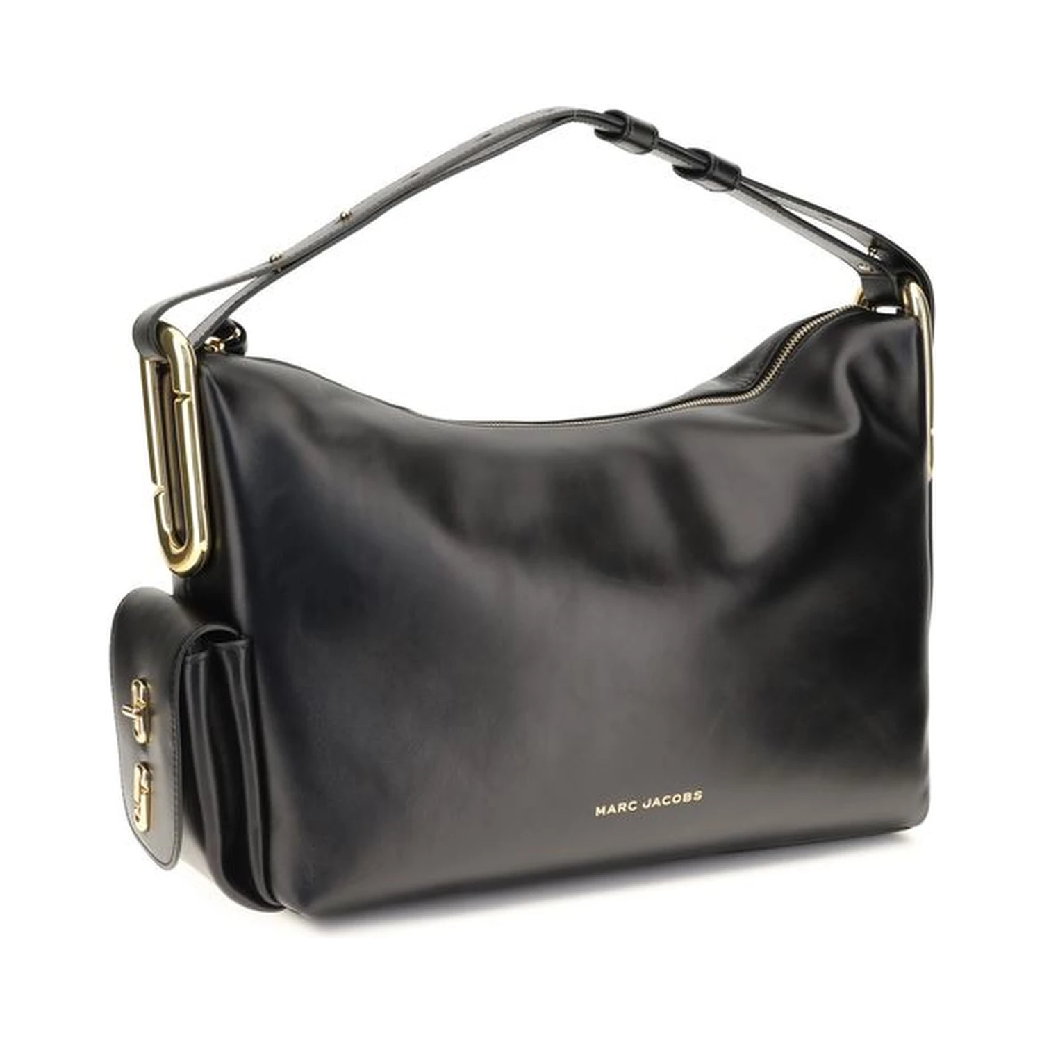 Black Calf Leather Bos Taurus Handbag