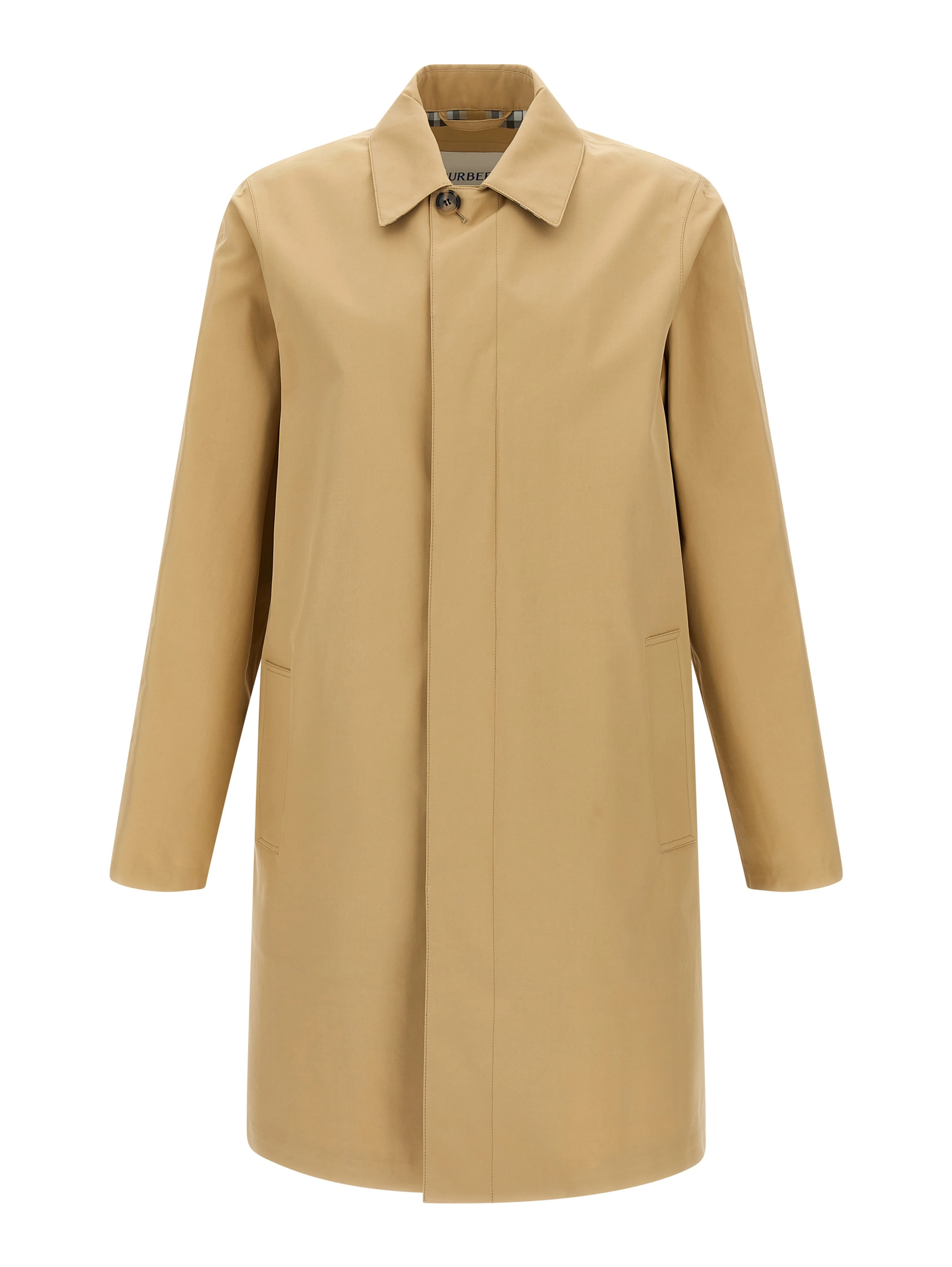 Beige Cotton Coat