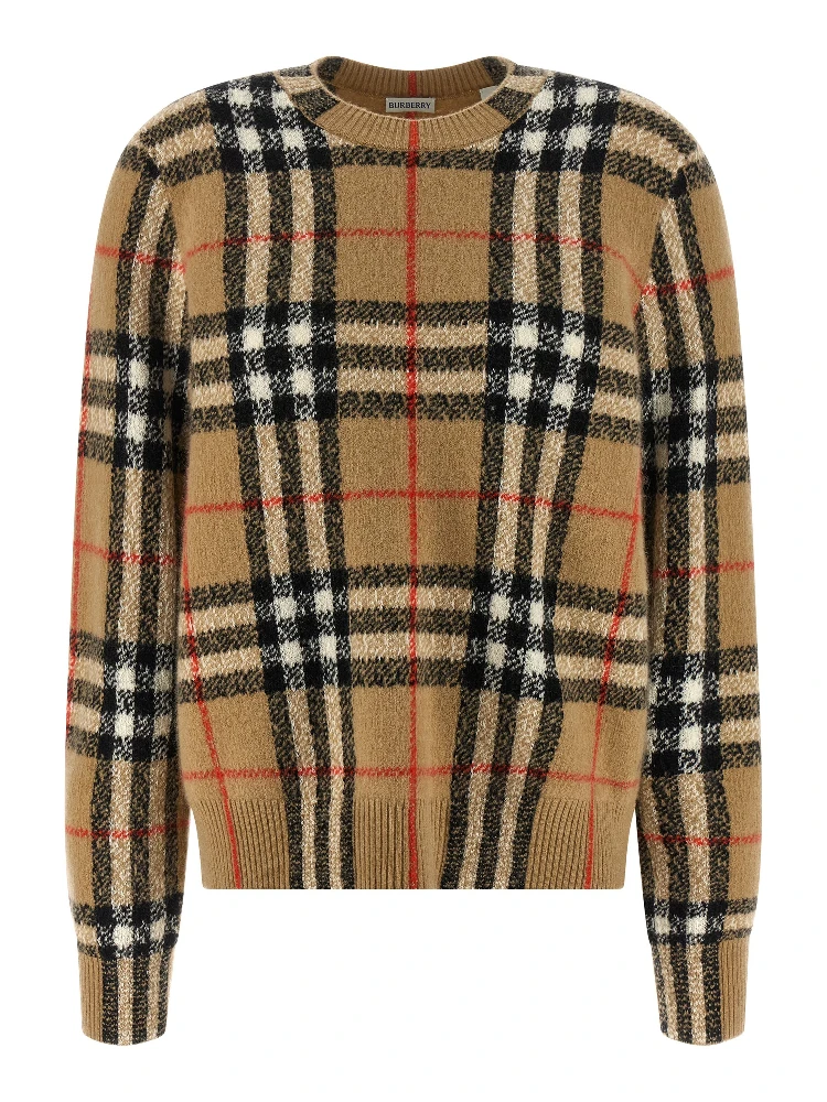 Beige Cashmere Cardigan
