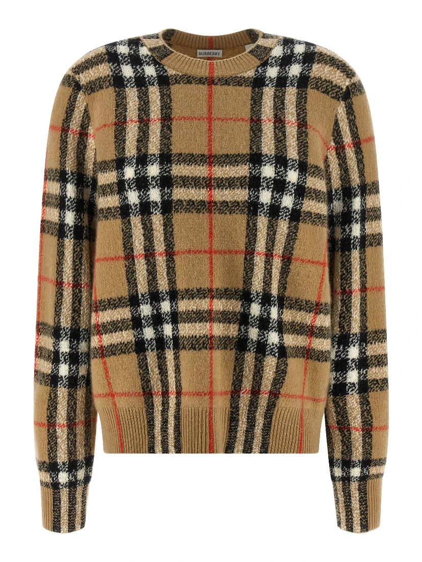 Beige Cashmere Cardigan