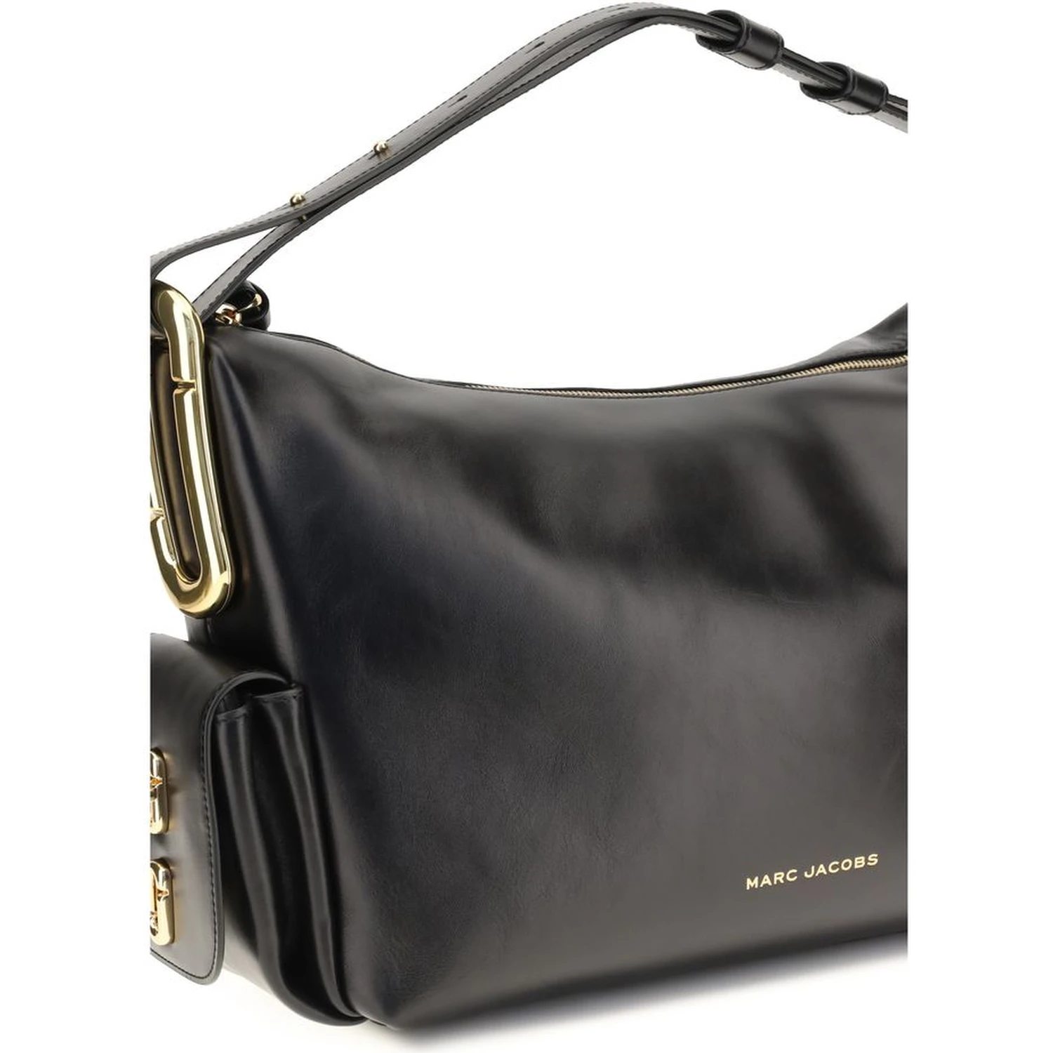 Black Calf Leather Bos Taurus Handbag
