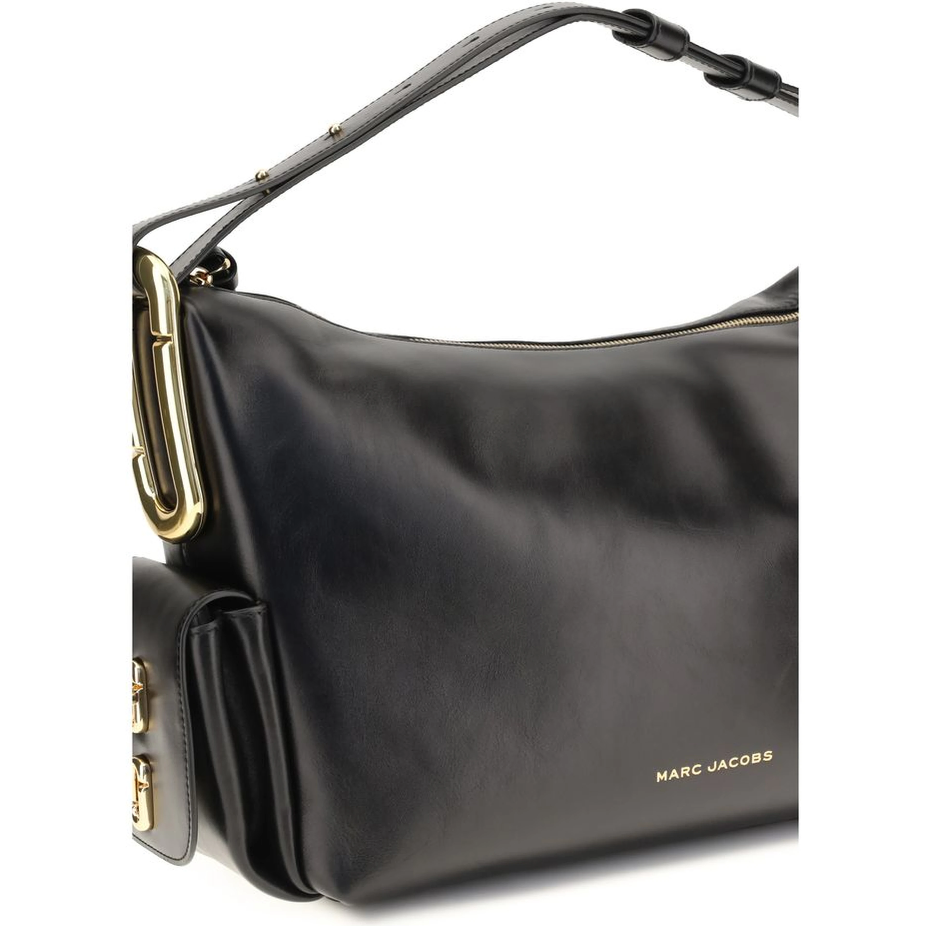 Black Calf Leather Bos Taurus Handbag