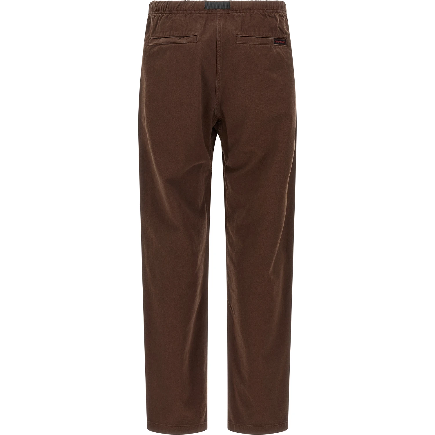 Brown Cotton Casual Pants