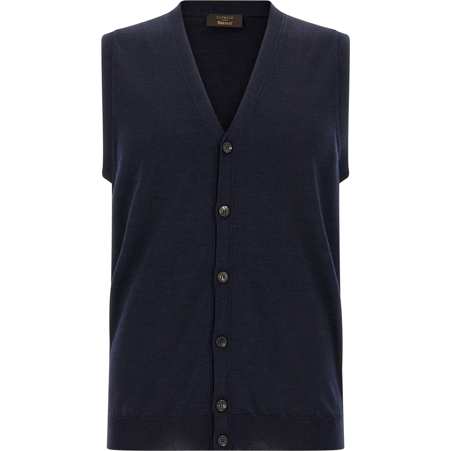 Blue Virgin Wool Cardigan