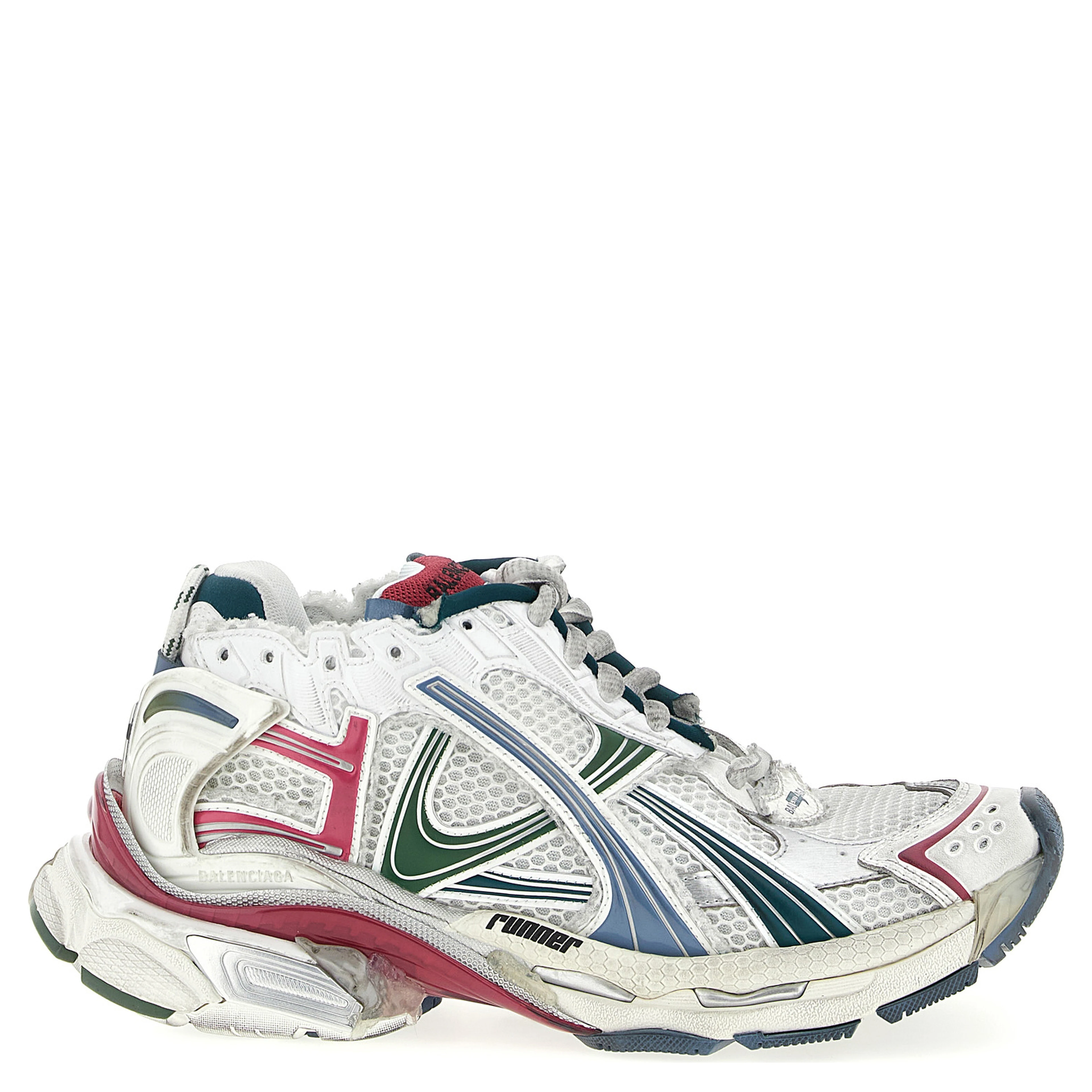 Multicolor Polyethylene Athletic Sneakers