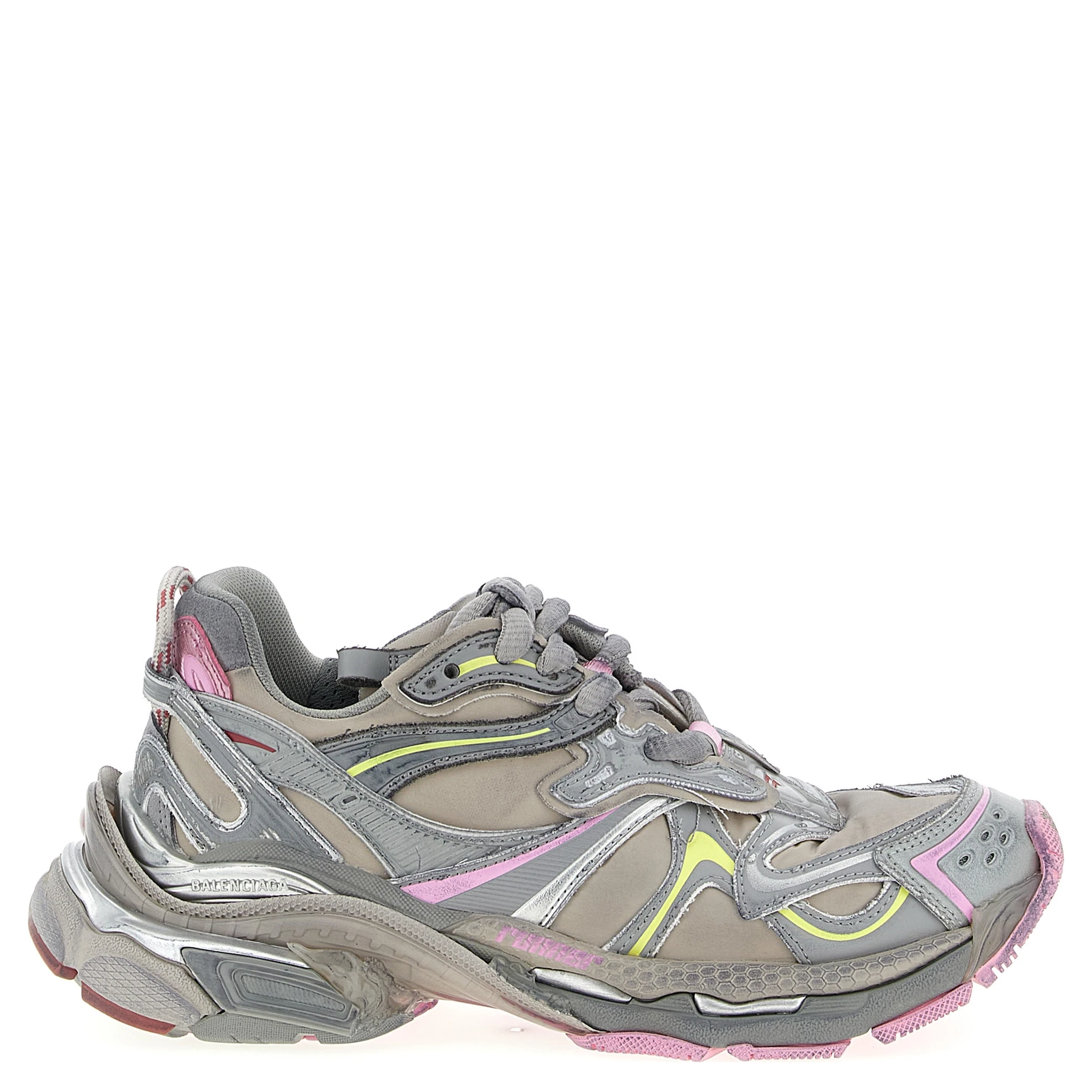 Multicolor Polyethylene Athletic Sneakers