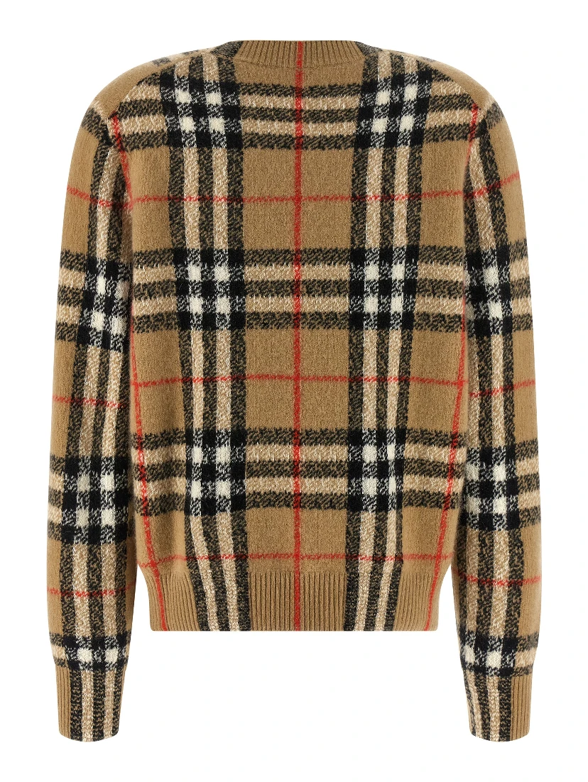 Beige Cashmere Cardigan