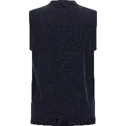 Blue Virgin Wool Cardigan