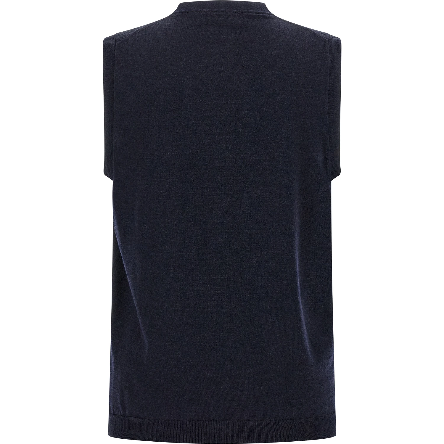 Blue Virgin Wool Cardigan