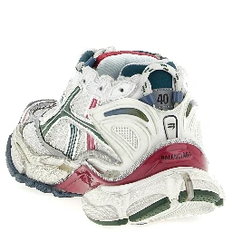 Multicolor Polyethylene Athletic Sneakers