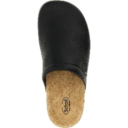Black Calfskin Clogs