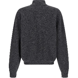 Gray Cotton Cardigan