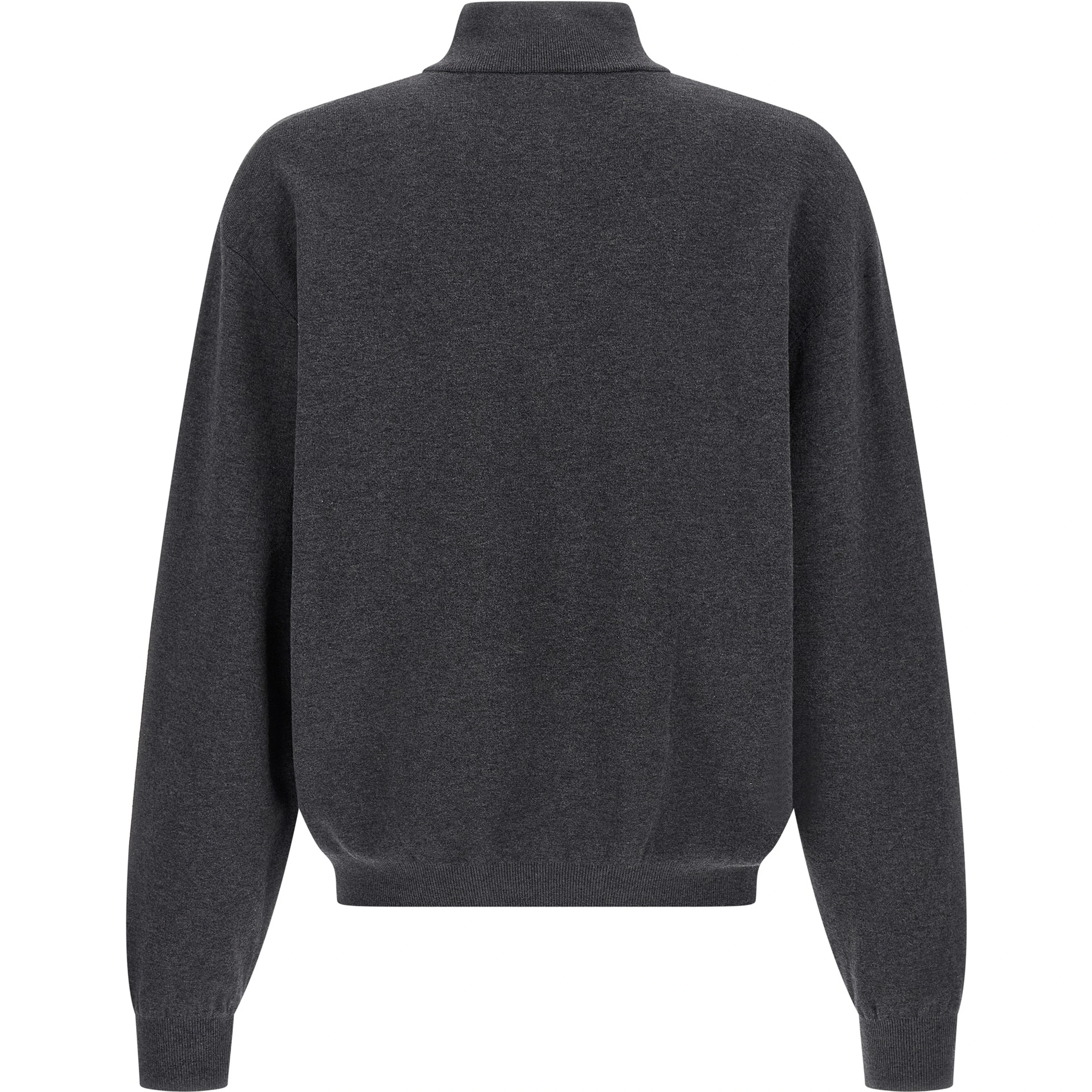 Gray Cotton Cardigan