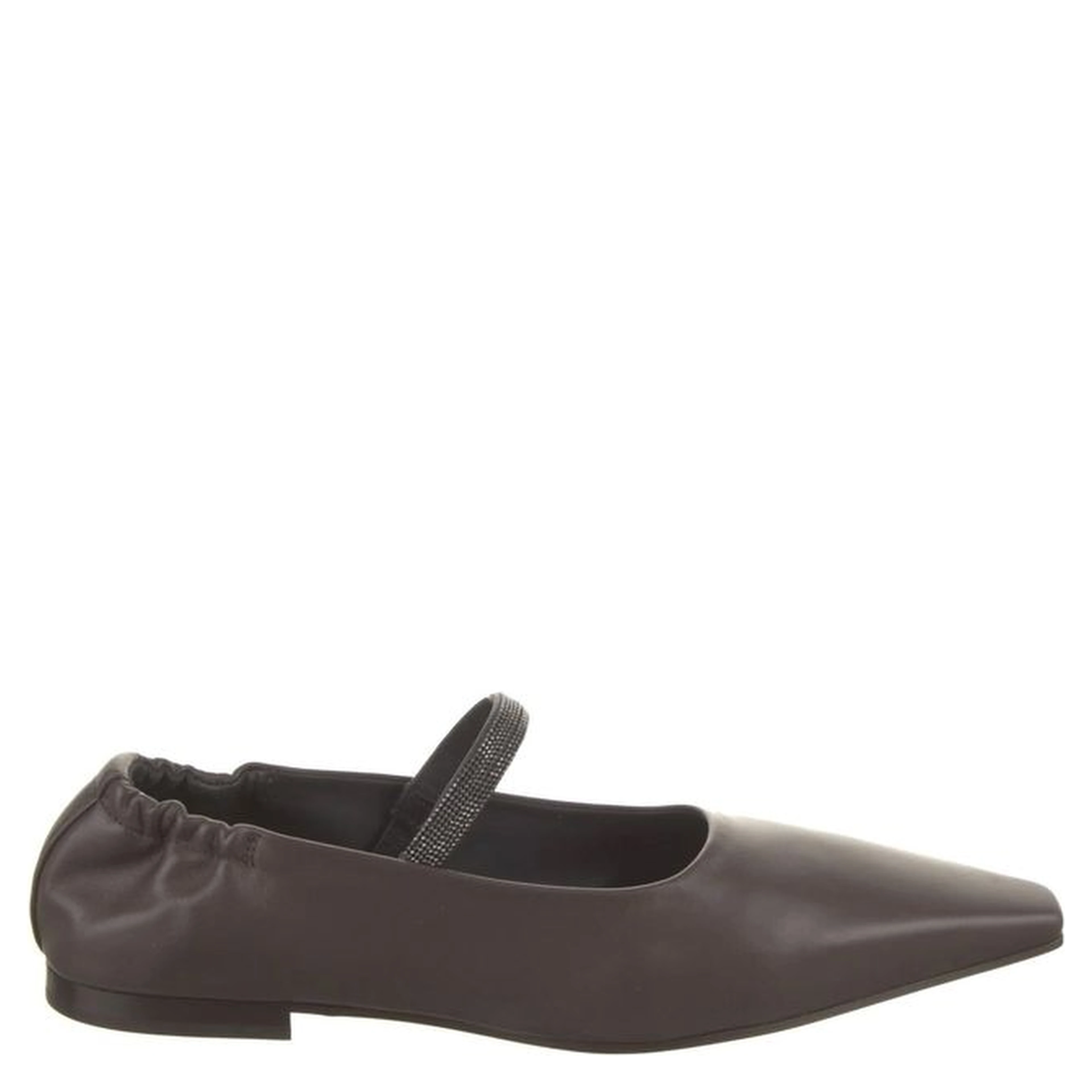 Brown Leather Ballet Flats