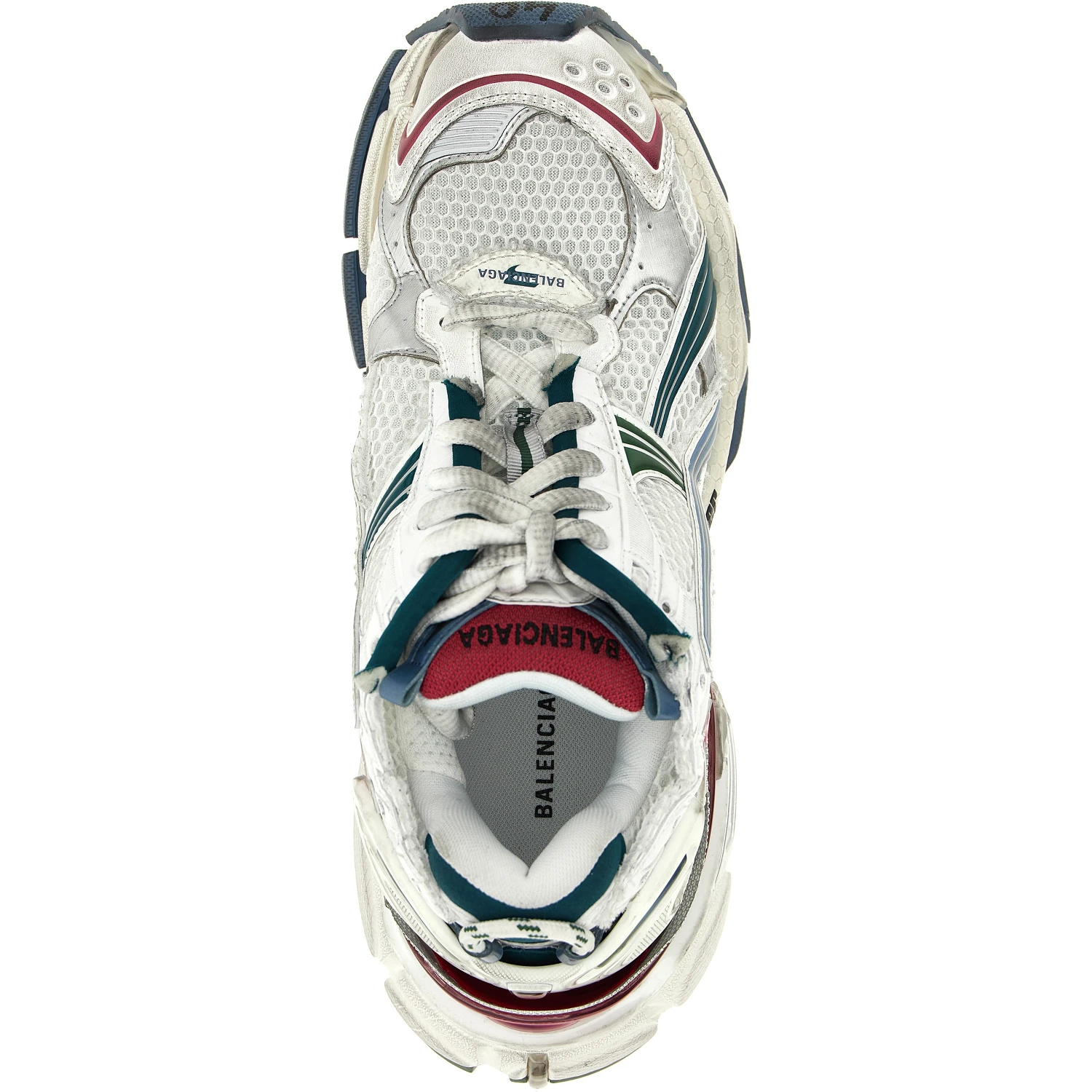 Multicolor Polyethylene Athletic Sneakers