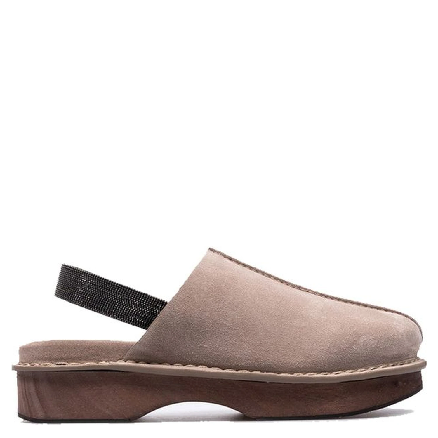 Brown Leather Mules