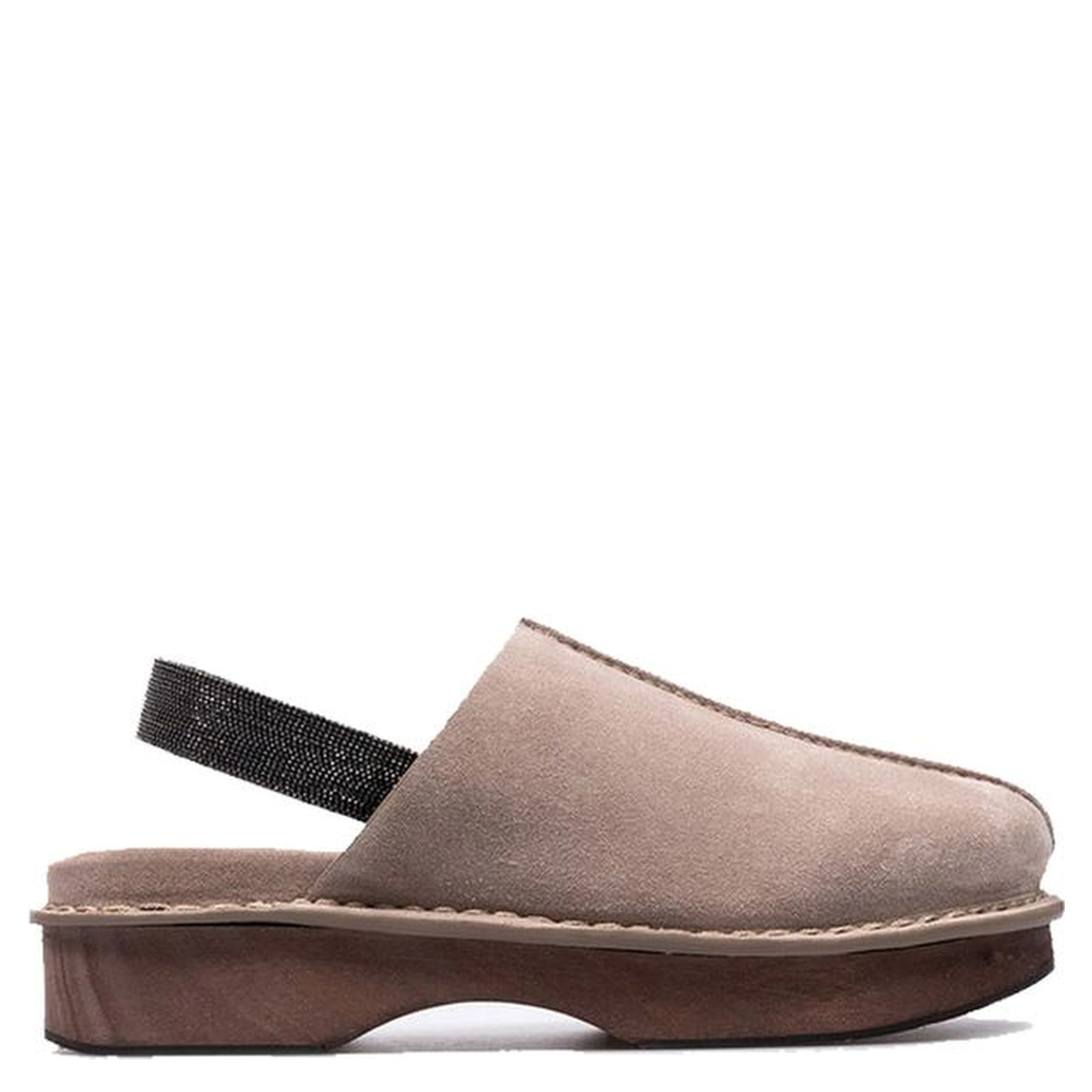 Brown Leather Mules