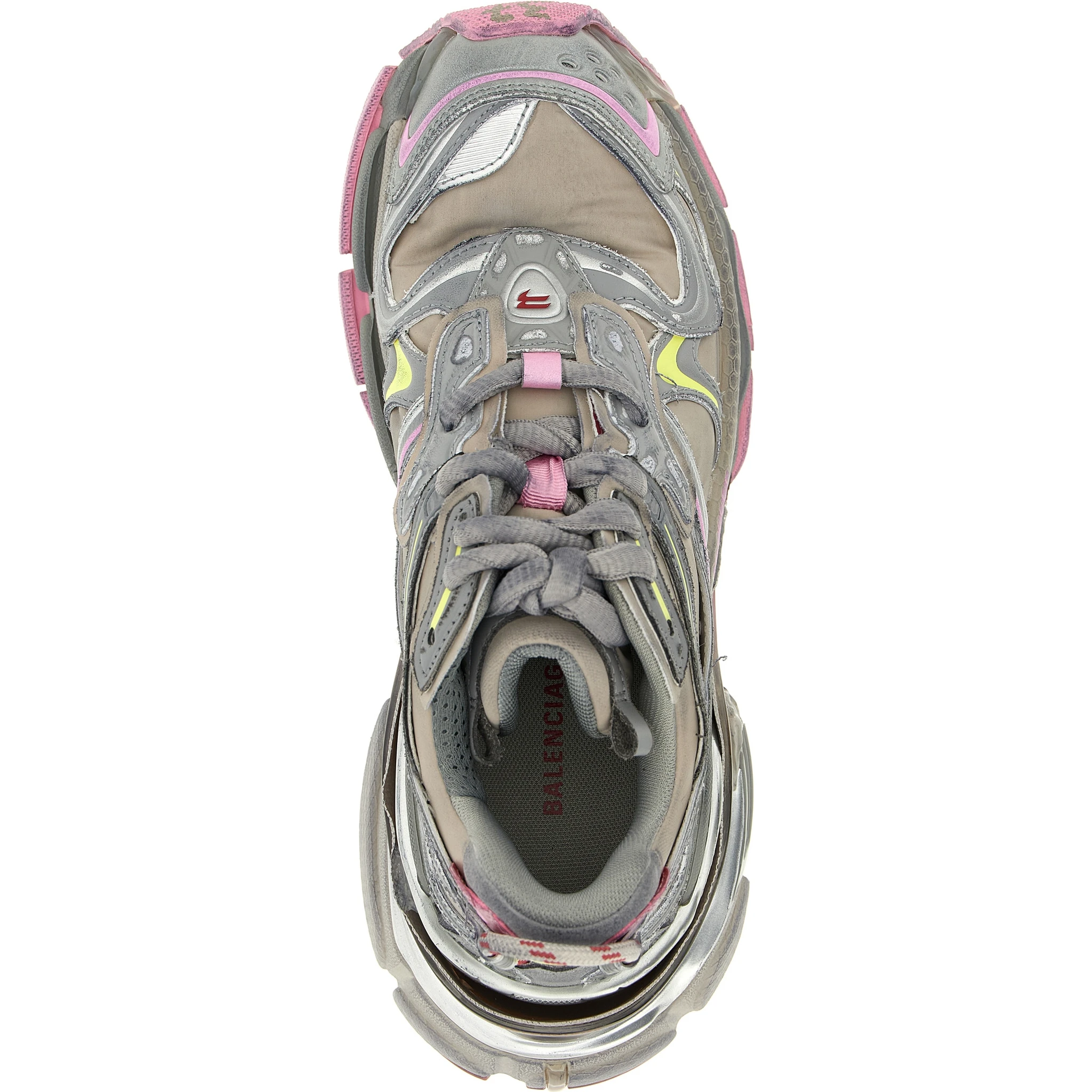 Multicolor Polyethylene Athletic Sneakers
