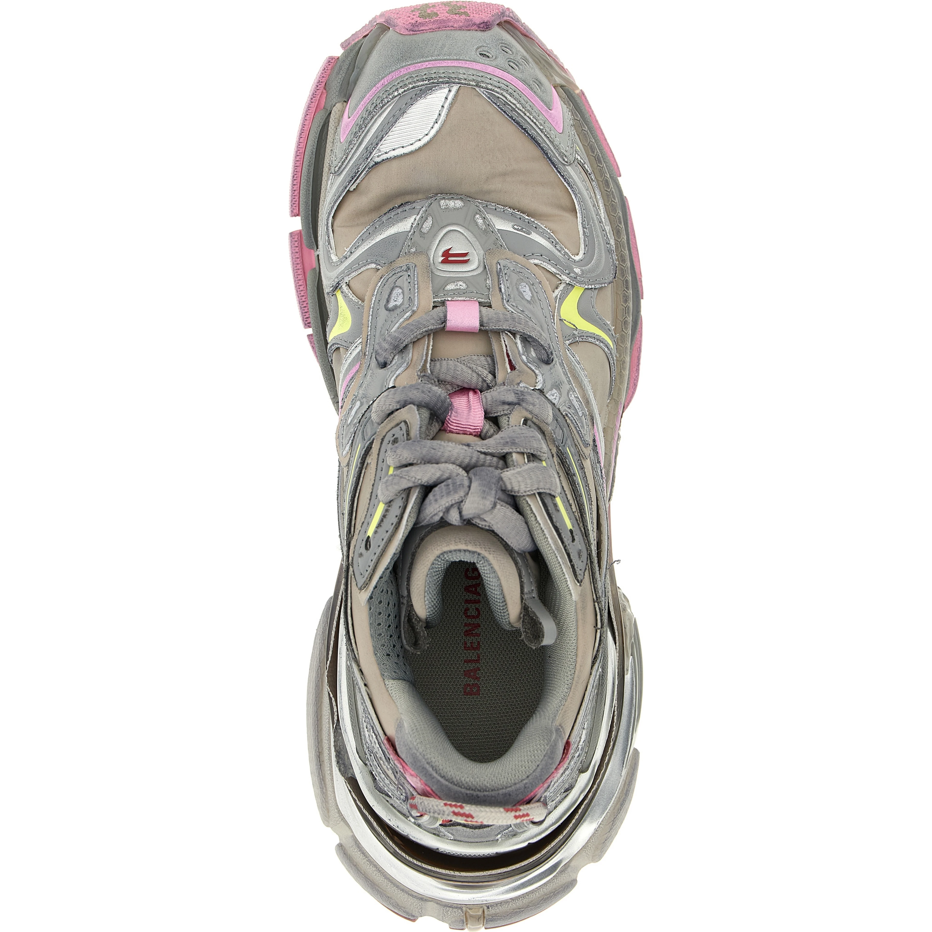 Multicolor Polyethylene Athletic Sneakers