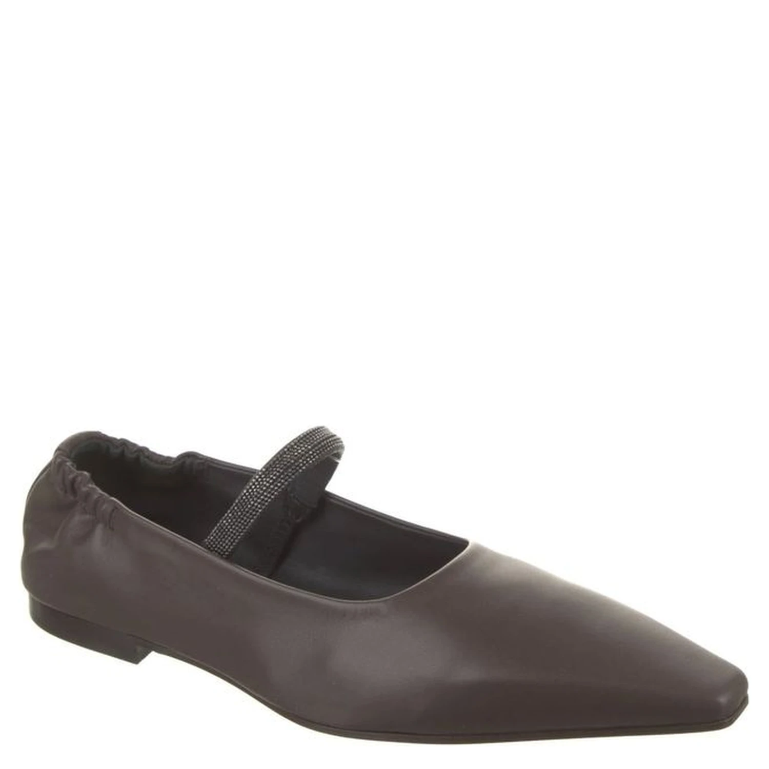 Brown Leather Ballet Flats