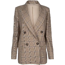 Brown Linen Blazer