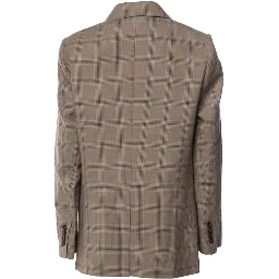 Brown Linen Blazer