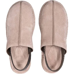 Brown Leather Mules