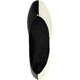 Bicolor Lamb Leather Ballet Flats