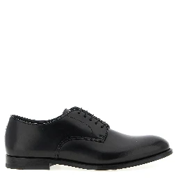 Black Calfskin Oxfords And Derbies