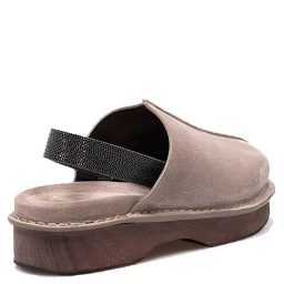 Brown Leather Mules