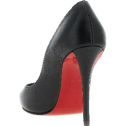 Black Lamb Leather High Heel Pumps