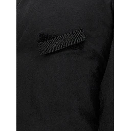 Black Polyamide Full-Length Jacket