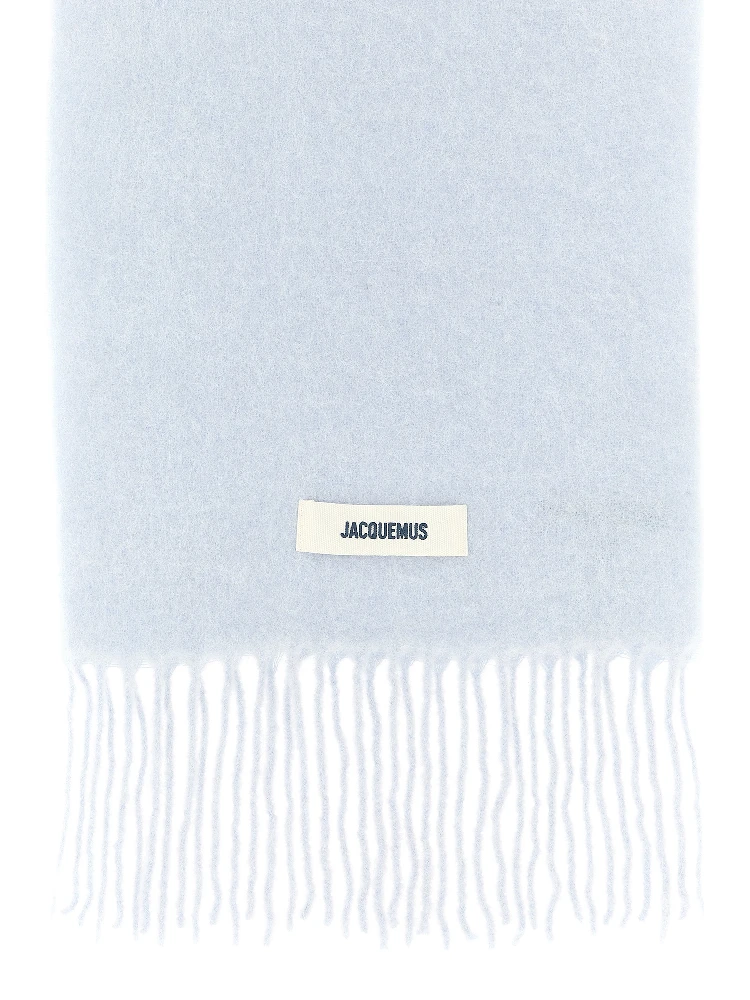 Blue Alpaca Leather Scarf alternative