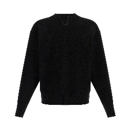 Black Merino Wool Cardigan